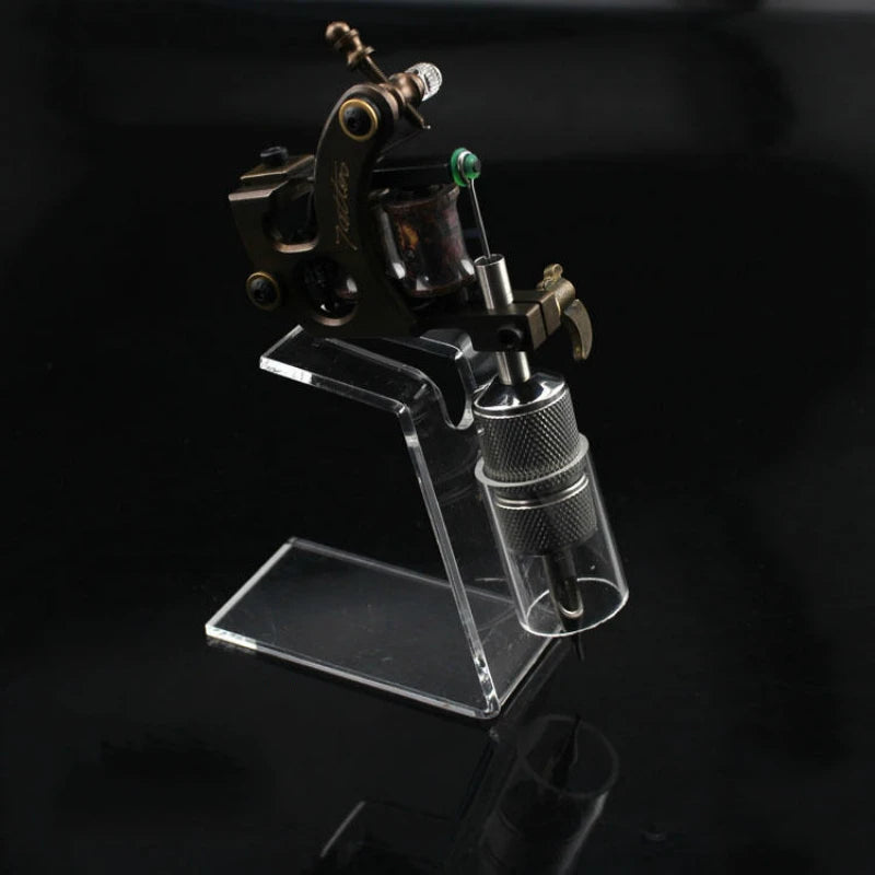 Tattoo Machine Holder Stand Transparent Acrylic Tattoo Gun Supply Stand Rack Accessory for Tattooist - Sun Studio