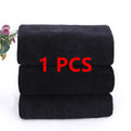Thicken Increased Superfine Fiber Fitness Quick-drying Sports Towel Fitness Sports Bath Towel (Black) - Sun Studio