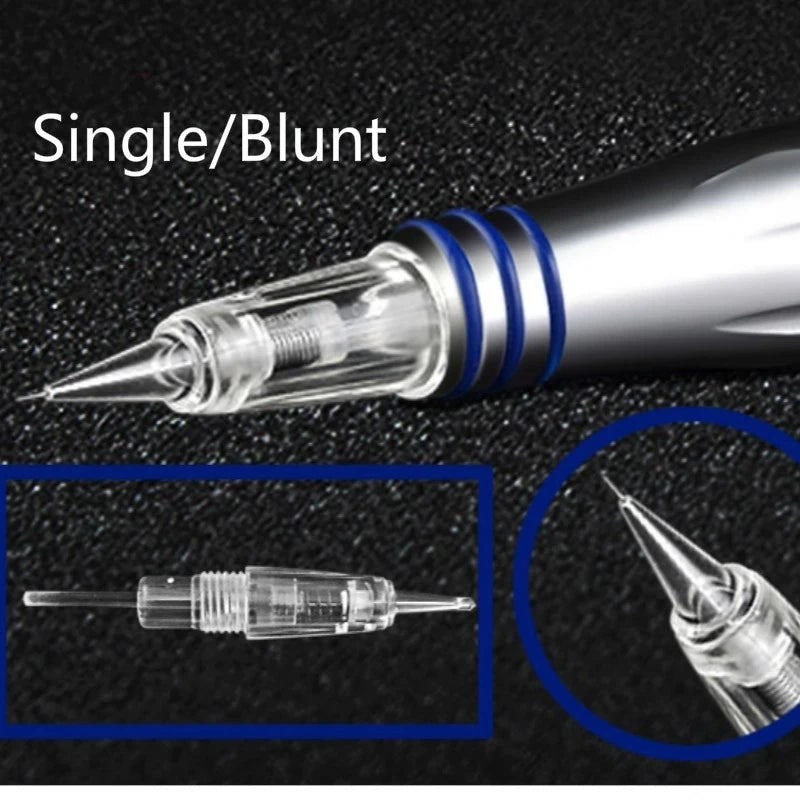 10pcs (Screw) Disposable Cartridge Needles Permanent Tattoo Makeup Eyebrow Lips Needles Embroidery Fog Needles Supplies - Sun Studio