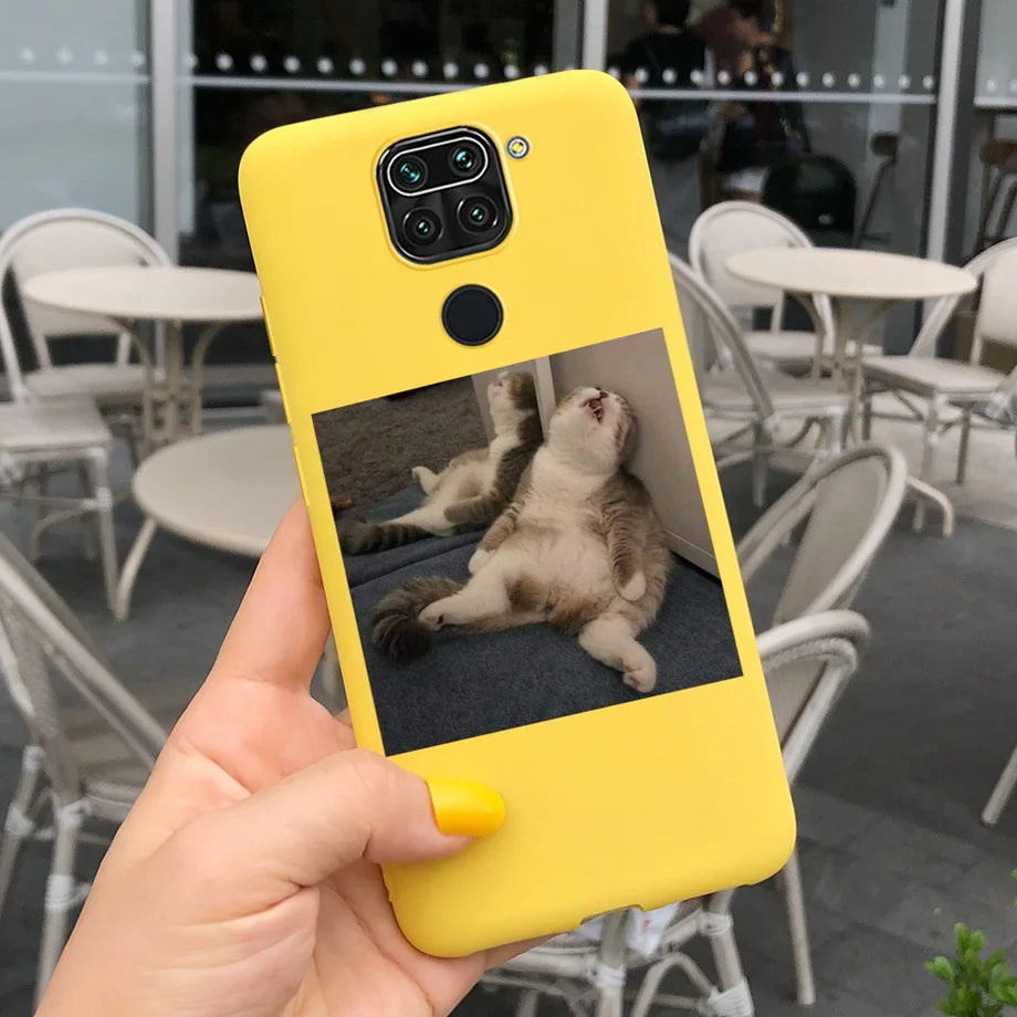 For Redmi Note 9s Case Pet Cats and Dogs Cover On Xiaomi Redmi Note 9 pro Max 9pro note9 Back Case Camera Protoctor Bumper Shell - Sun Studio