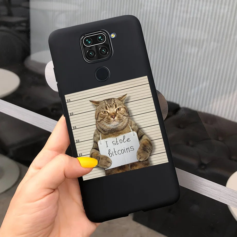 For Redmi Note 9s Case Pet Cats and Dogs Cover On Xiaomi Redmi Note 9 pro Max 9pro note9 Back Case Camera Protoctor Bumper Shell - Sun Studio