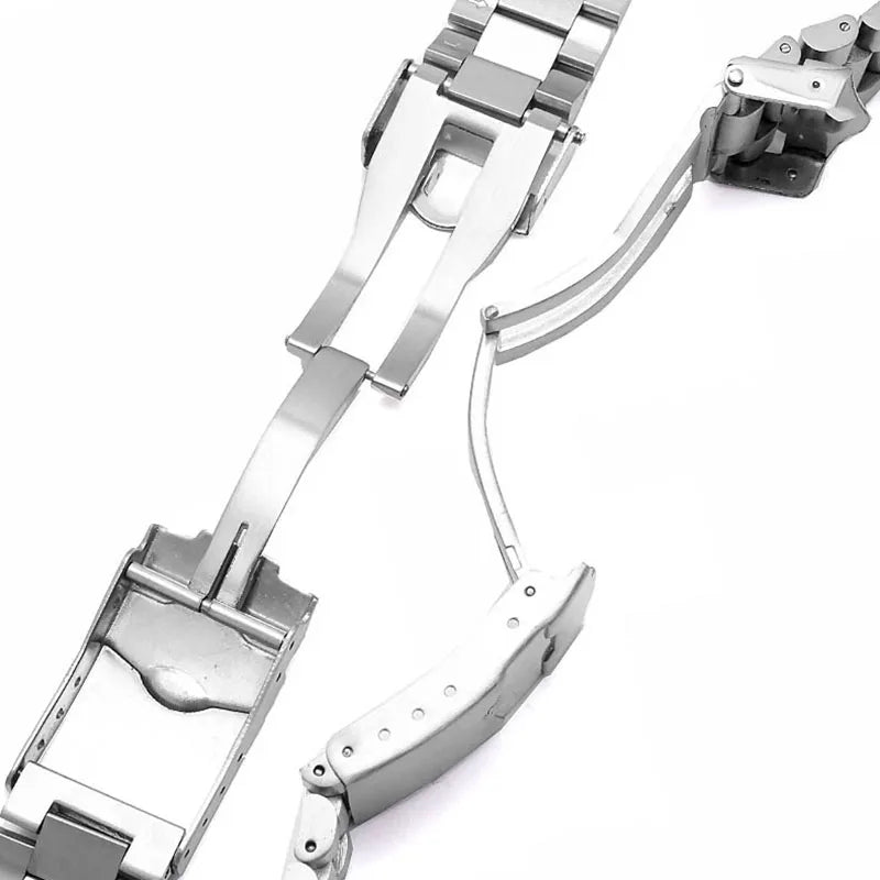 Watchband for TAG heuer watches High qualit Stainless steel male strap 20mm 22mm silver bracelet with folding buckle BAND - Sun Studio