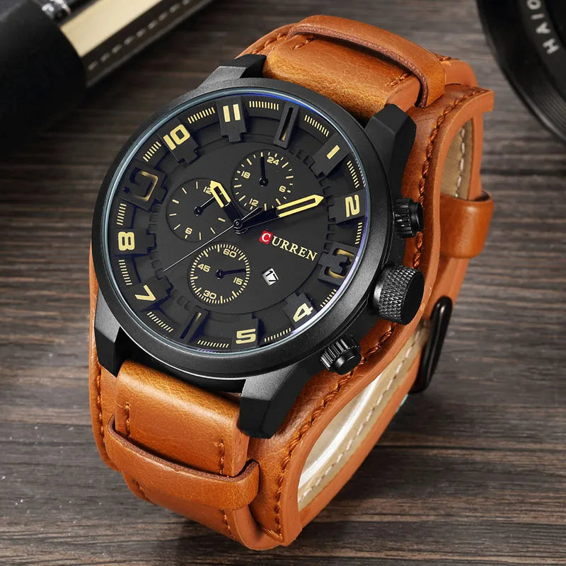 CURREN Men's Watches Top Brand Luxury Fashion&Casual Business Quartz Watch Date Waterproof Wristwatch Hodinky Relogio Masculino - Sun Studio