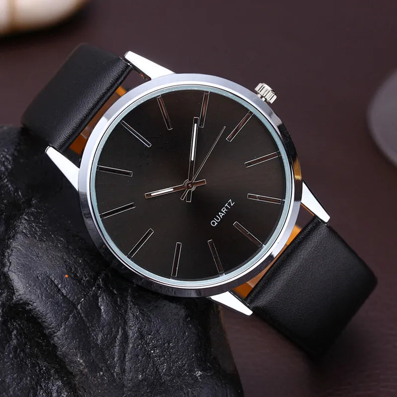 Watch Men Top Brand Luxury Men's Watches Leather Clock Men Wristwatch Clock Relogio Masculino Horloges Mannen Erkek Saat Hodinky - Sun Studio