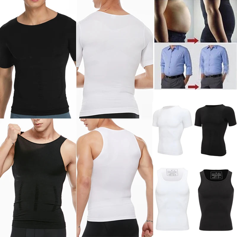 Men Slimming Body Shaper Belly Control Shapewear Man Shapers Modeling Underwear Waist Trainer Corrective Posture Vest Corset - Sun Studio