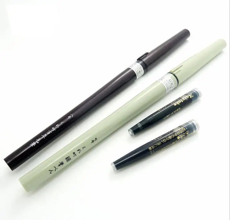 Kuretake Brush Number 8 DP150-8B Brush Pen /DH150-7B Number 7 Hard Pen Calligraphy Pen - Sun Studio