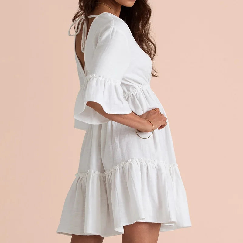White Beach Dress Cover up Kaftans Sarong Bathing Suit Cover ups Beach Pareos Swimsuit Cover up Womens Swim Wear Beach Tunic - Sun Studio