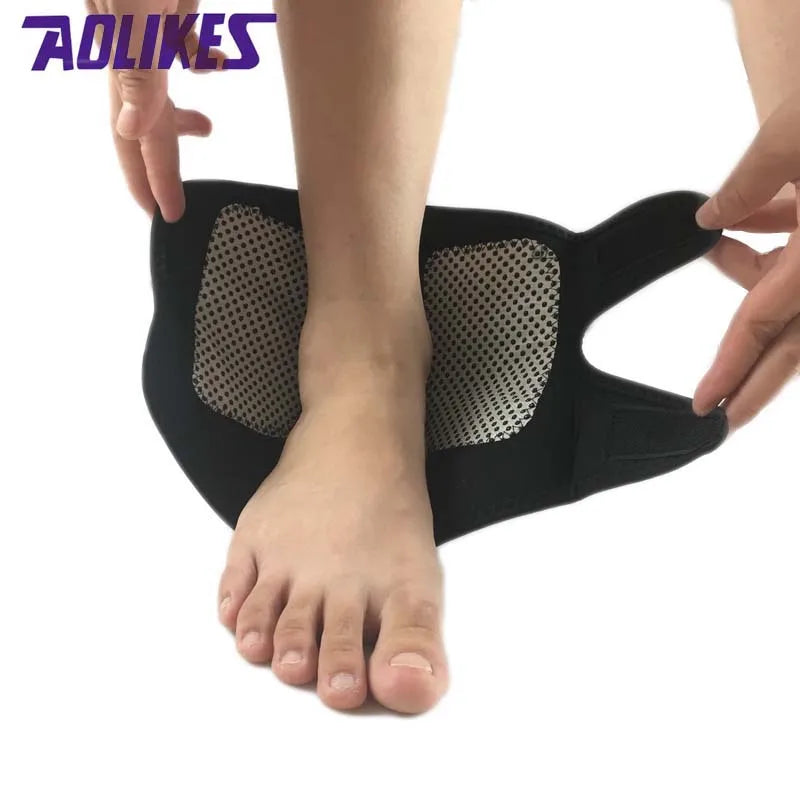 10Pcs Self-heating Magnet Ankle Support Brace Guard Protector Winter Keep Warm Sports Sales Tourmaline Product Foot retainer - Sun Studio