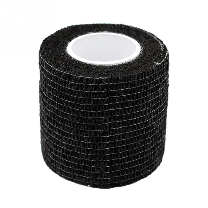 6/12/24 Black Tattoo Grip Bandage Cover Wraps Tapes Nonwoven Waterproof Self Adhesive Finger Wrist Protection Tattoo Accessories - Sun Studio