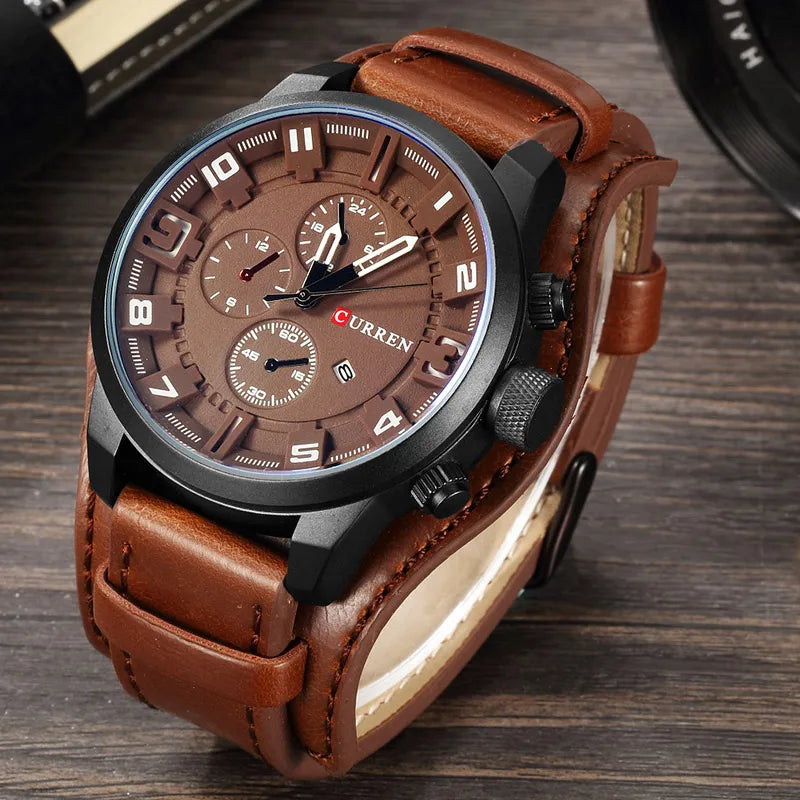 CURREN Men's Watches Top Brand Luxury Fashion&Casual Business Quartz Watch Date Waterproof Wristwatch Hodinky Relogio Masculino - Sun Studio