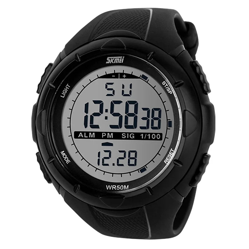 SKMEI Fashion Simple Sport watch Men Military Watches Alarm Clock Shock Resistant Waterproof Digital Watch reloj hombre 1025 - Sun Studio
