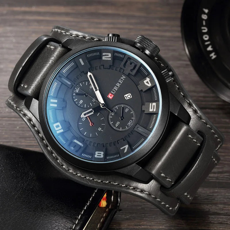 CURREN Men's Watches Top Brand Luxury Fashion&Casual Business Quartz Watch Date Waterproof Wristwatch Relogio Masculino - Sun Studio