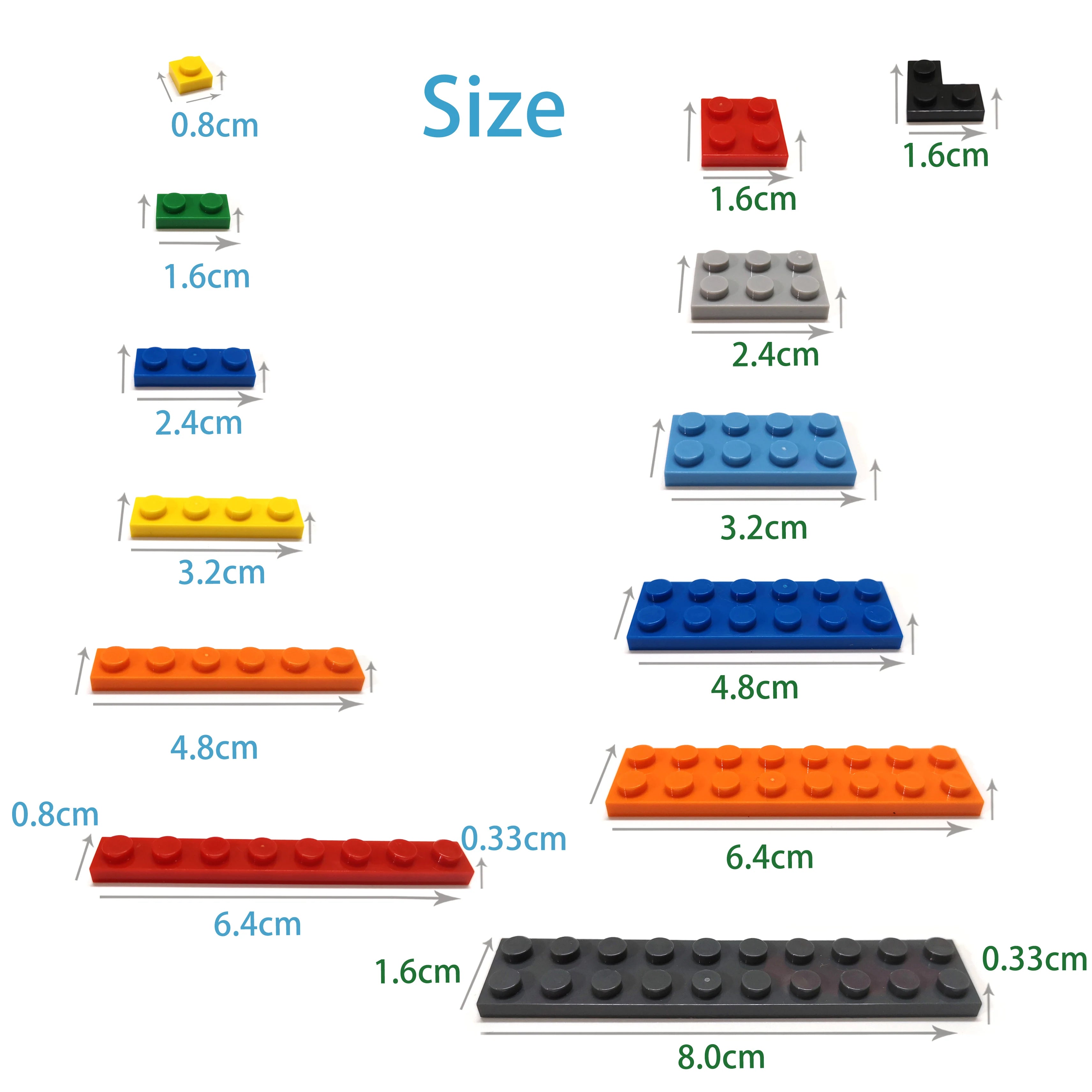 600pcs DIY Building Blocks Thin Figures Bricks Lamp 12Colors Educational Creative Size Compatible With 4037 Toys for Children - Sun Studio