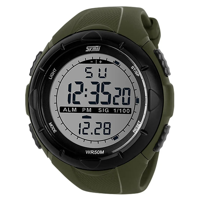 SKMEI Fashion Simple Sport watch Men Military Watches Alarm Clock Shock Resistant Waterproof Digital Watch reloj hombre 1025 - Sun Studio
