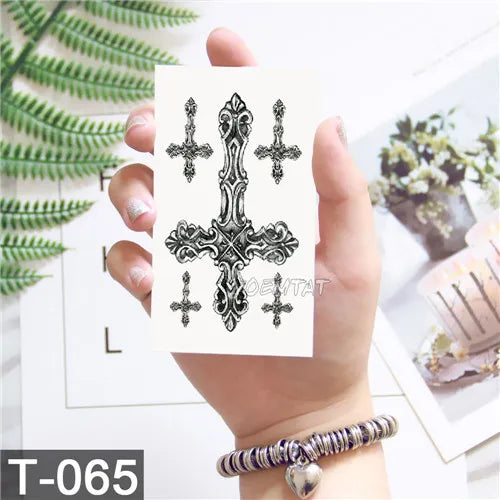 3D Temporary Tattoo Animal Blue Tiger Snake Moth For Boy Girl Children Tattoo Sticker Kids Watercolor Tatto Arm Art