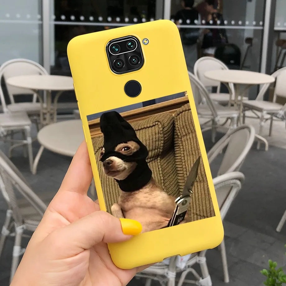 For Redmi Note 9s Case Pet Cats and Dogs Cover On Xiaomi Redmi Note 9 pro Max 9pro note9 Back Case Camera Protoctor Bumper Shell - Sun Studio
