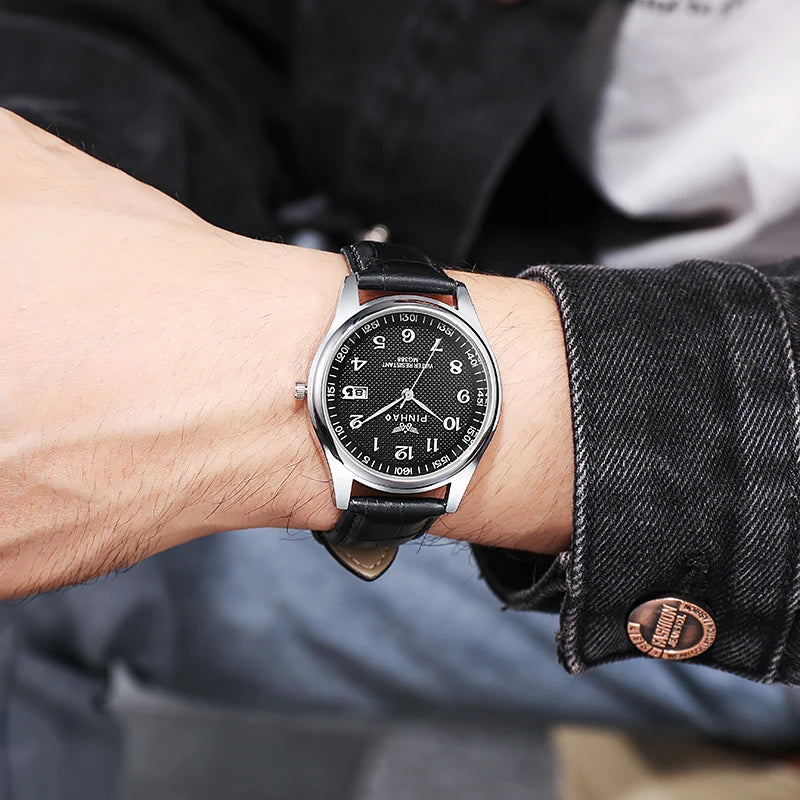 22024 New Fashion Leather Strap Men Watches Montre de luxe homme Best selling Products - Sun Studio