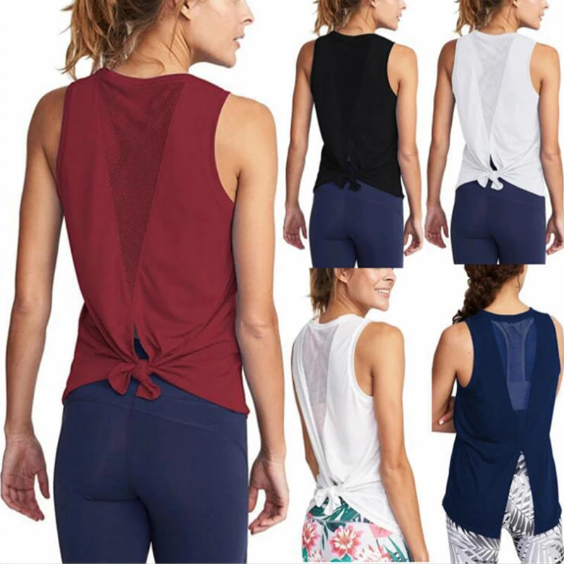 Fitness Women T Shirts Slim Fit For Sports Running Mesh Yoga Short Sleeve Jerseys Yoga Top Womens Gym Shirt SportWear Tees 2024 - Sun Studio
