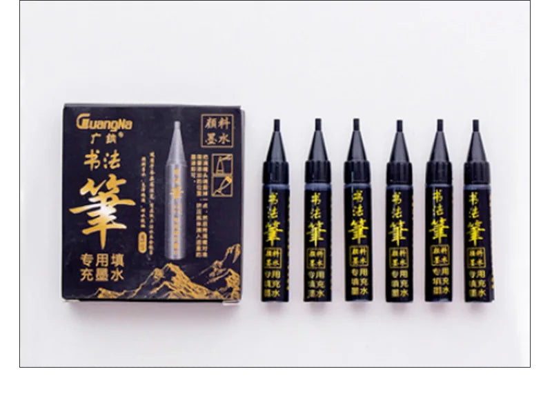 Guangna Calligraphy Pen Beautiful Pen Soft Head Addable Ink Brush/Medium/Fine/Extra-fine Practice Pen Wedding Signature Pen - Sun Studio
