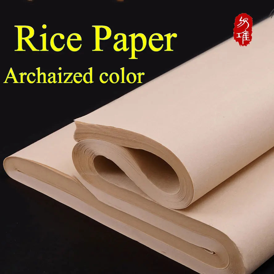 Chinese Archaize color Rice Paper Chinese for Painting Calligraphy paper for Painting Art paper Supplies - Sun Studio