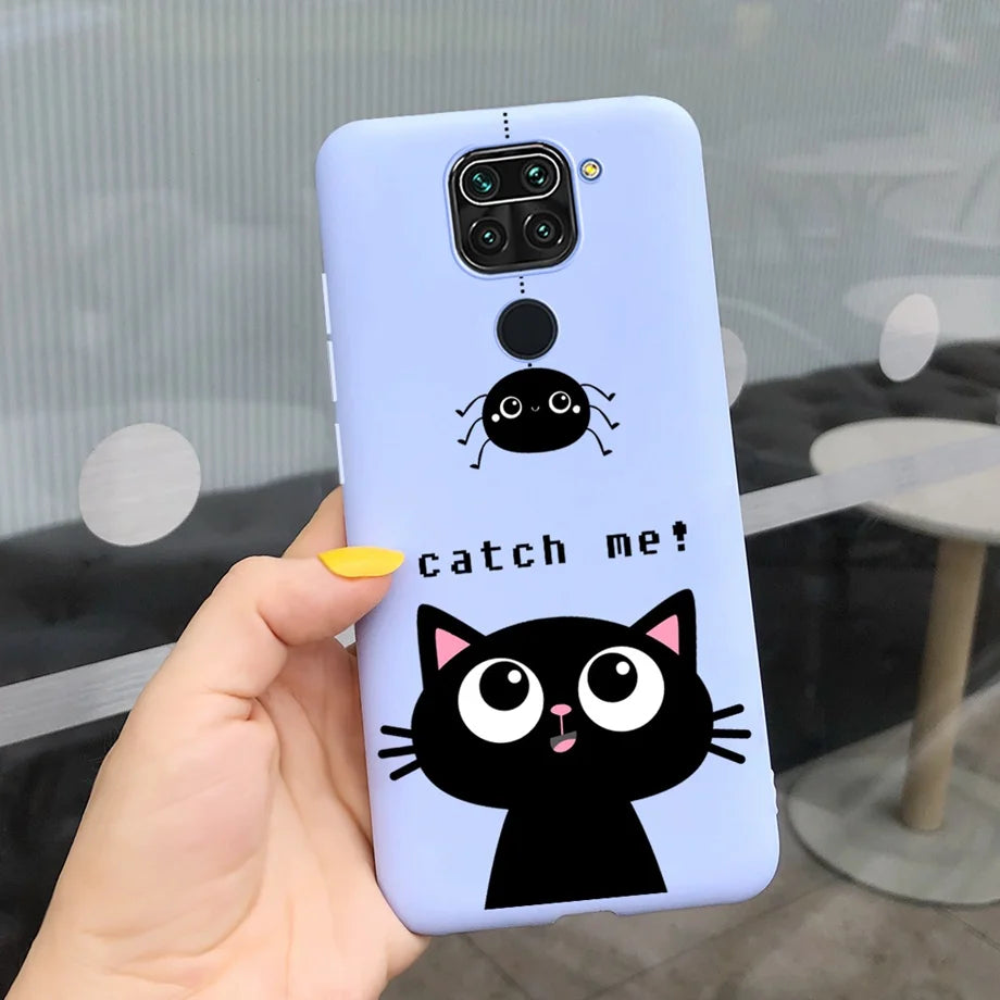 For Redmi Note 9s Case Pet Cats and Dogs Cover On Xiaomi Redmi Note 9 pro Max 9pro note9 Back Case Camera Protoctor Bumper Shell