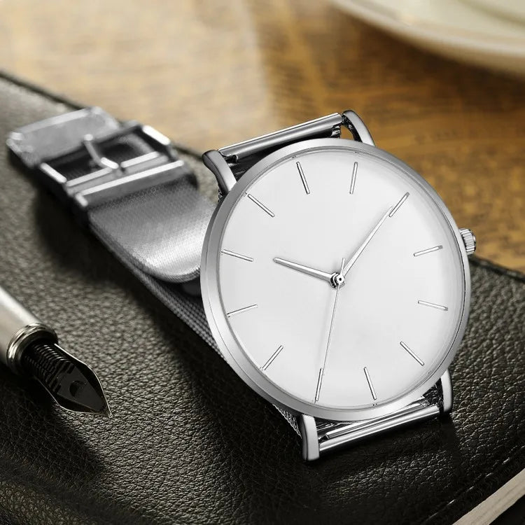 Men Watch Luxury Top Brand Quartz Watches Business Simple Ultra Thin Mesh Wristwatch Men's Clock Reloj Hombre Montre Homme - Sun Studio