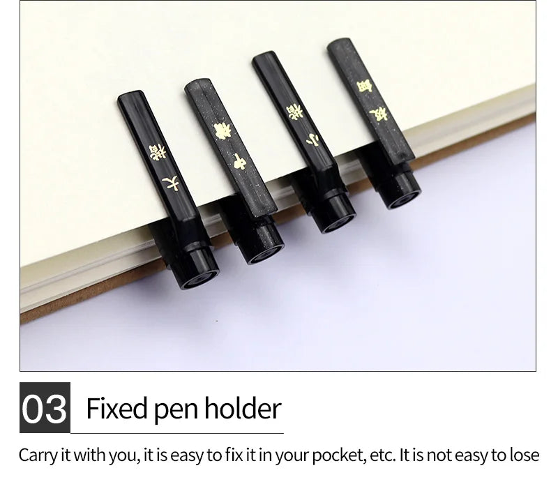 Guangna Calligraphy Pen Beautiful Pen Soft Head Addable Ink Brush/Medium/Fine/Extra-fine Practice Pen Wedding Signature Pen - Sun Studio
