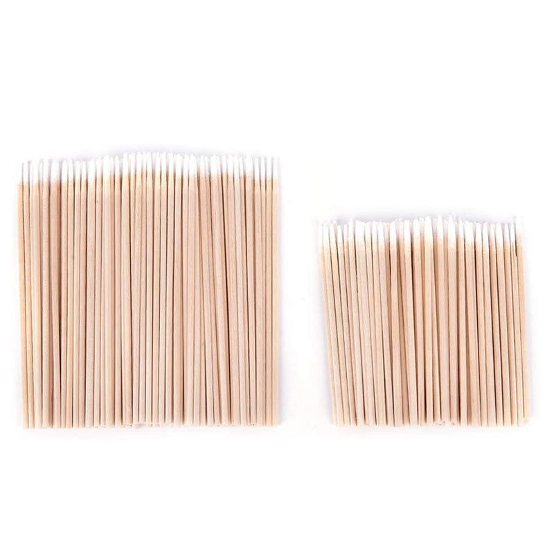 Microblading 100pcs Wooden Cotton Swab Cosmetics Permanent Makeup Health Ear Jewelry 7 CM Clean Sticks Buds Tip - Sun Studio