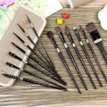 Artsecret New Arrival #940 Watercolor Painting Brush 13/Set Organic Blue Squirrel Horse Hair Fashion Wooden Handle Art Supplies - Sun Studio