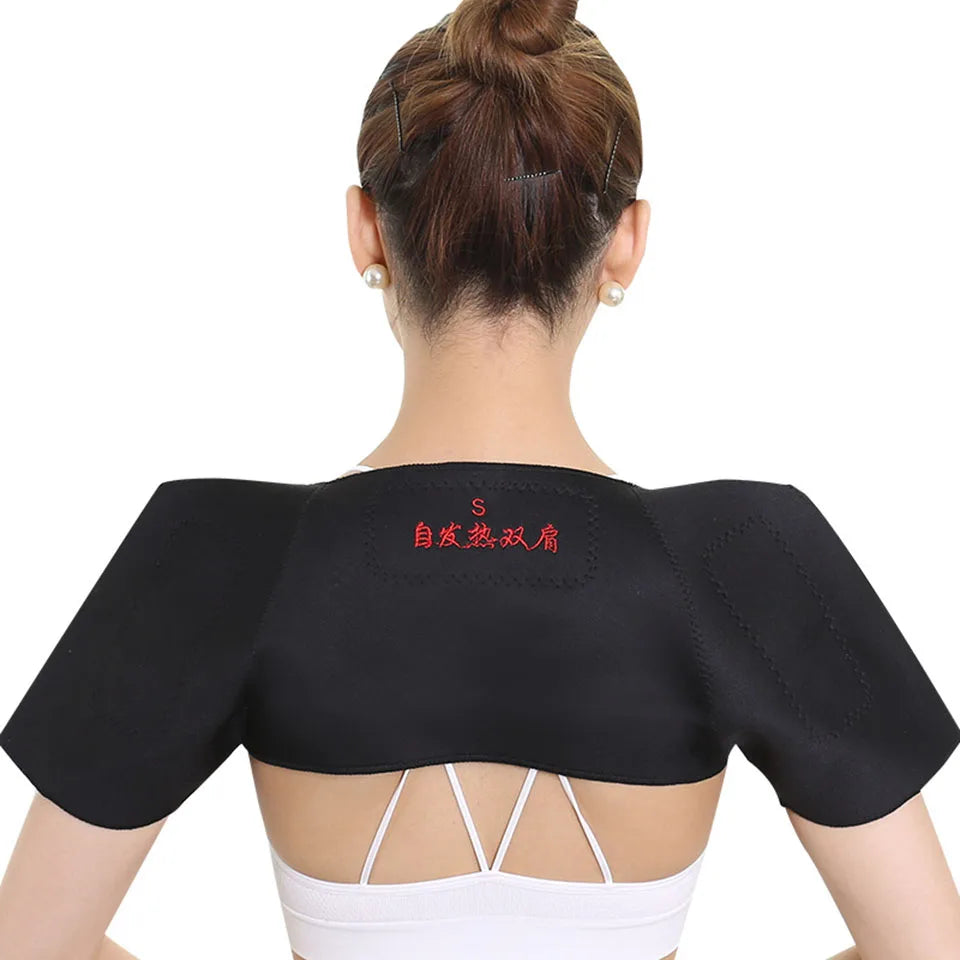 GOBYGO Tourmaline Self-heating Heat Therapy Pad Shoulder Protector Support Body Muscle Pain Relief Health Care Heating Belt - Sun Studio