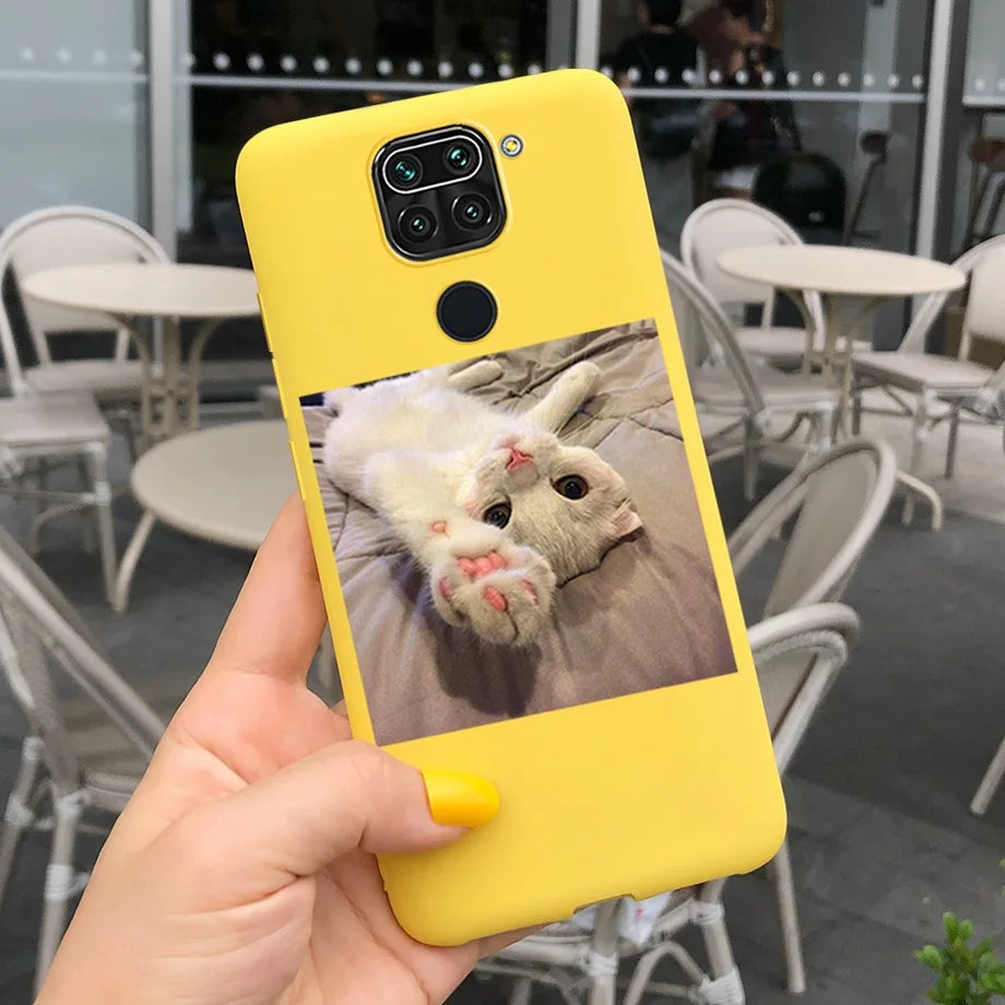 For Redmi Note 9s Case Pet Cats and Dogs Cover On Xiaomi Redmi Note 9 pro Max 9pro note9 Back Case Camera Protoctor Bumper Shell - Sun Studio