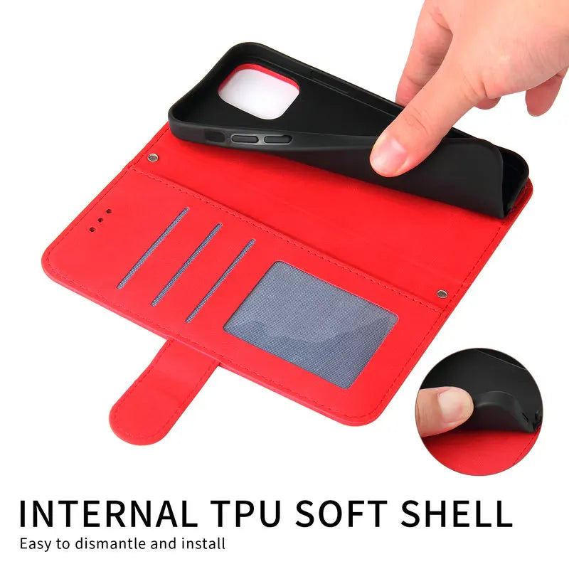 For Xiaomi Redmi Note 15 Pro Plus 5G Protective Case Leather Book Stand Phone Redmi Note 15 Pro 4G Case Mi Note15 Pro+ Flip Capa - Sun Studio