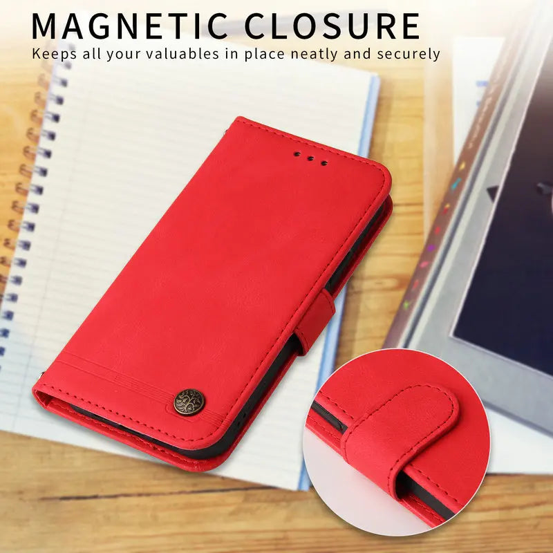 For Xiaomi Redmi Note 15 Pro Plus 5G Protective Case Leather Book Stand Phone Redmi Note 15 Pro 4G Case Mi Note15 Pro+ Flip Capa - Sun Studio