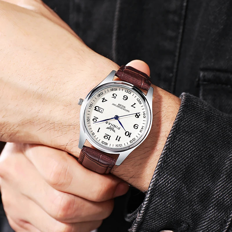 22024 New Fashion Leather Strap Men Watches Montre de luxe homme Best selling Products - Sun Studio