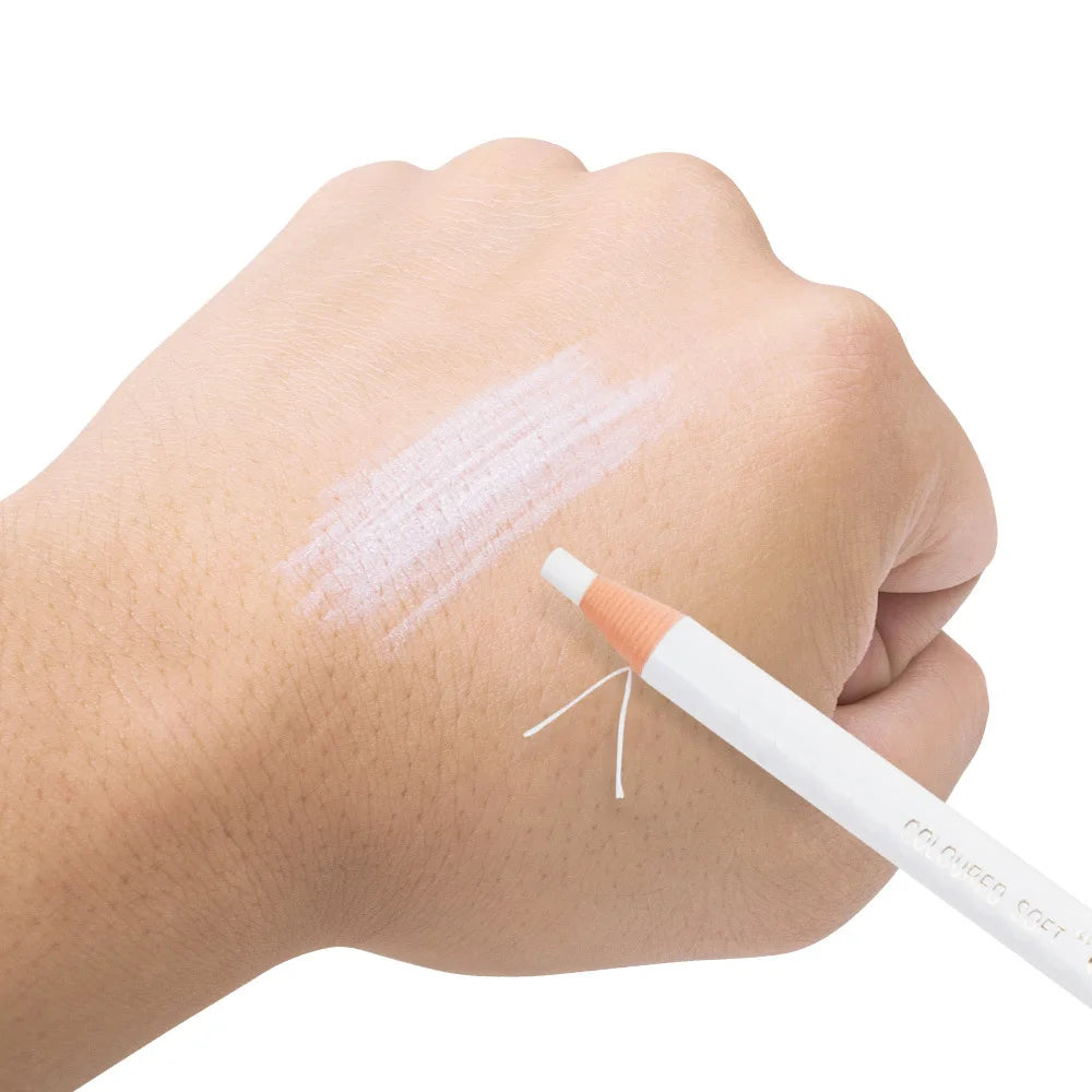 Microblading 1pc Eyebrow Pencil Natural Long Lasting 1818 White Waterproof Soft Coloured Accessory - Sun Studio