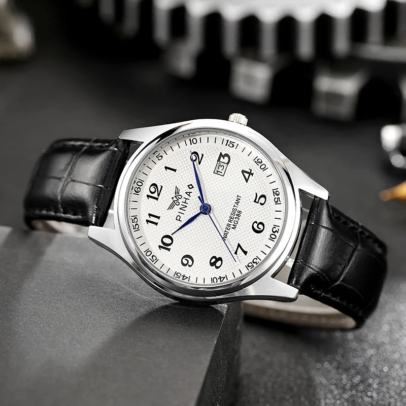 22024 New Fashion Leather Strap Men Watches Montre de luxe homme Best selling Products - Sun Studio