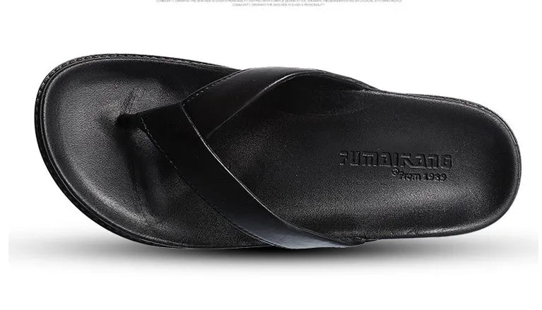 New Arrivals Summer Shoes Men Slippers Flip Flops Casual Beach Slides Home Outdoor Black Slippers chanclas hombre тапочки 36-44# - Sun Studio