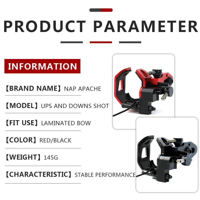Archery Hunting Drop Away Arrow RestTake-off And Landing Arrow Rest Quick Adjustment Matching Compound Bow using Outdoor - Sun Studio