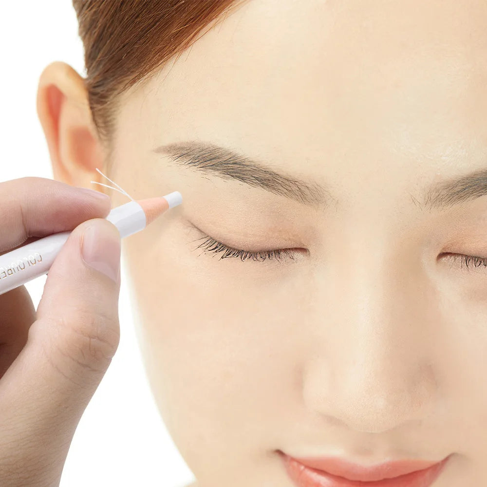 Microblading 1pc Eyebrow Pencil Natural Long Lasting 1818 White Waterproof Soft Coloured Accessory - Sun Studio