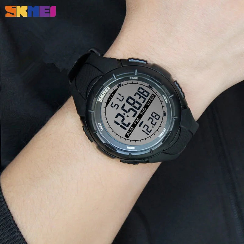 SKMEI Fashion Simple Sport watch Men Military Watches Alarm Clock Shock Resistant Waterproof Digital Watch reloj hombre 1025 - Sun Studio