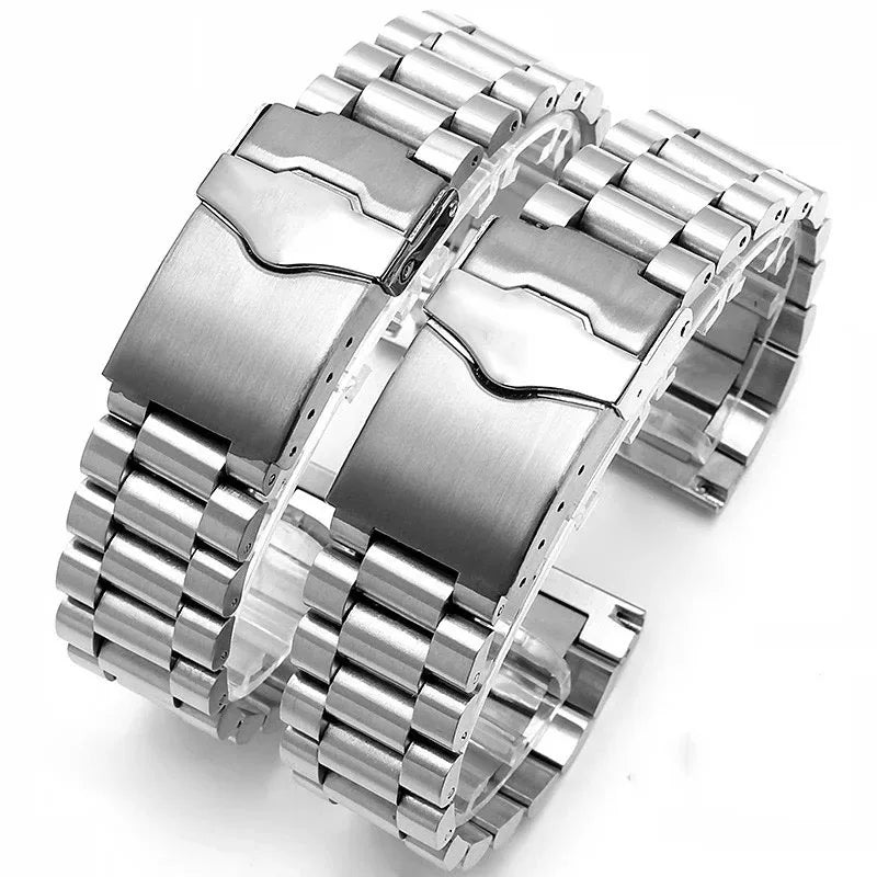 Watchband for TAG heuer watches High qualit Stainless steel male strap 20mm 22mm silver bracelet with folding buckle BAND - Sun Studio