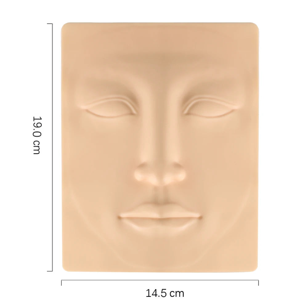 Double Side Eyebrow Tattoo Practice Skin Silicone Skin Kits Tattoo Supplies For Microblading Permanent Makeup Beginner PMU Set