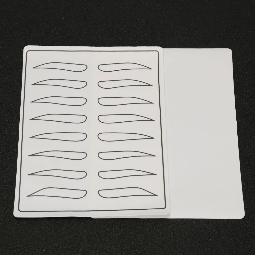 Double Side Eyebrow Tattoo Practice Skin Silicone Skin Kits Tattoo Supplies For Microblading Permanent Makeup Beginner PMU Set