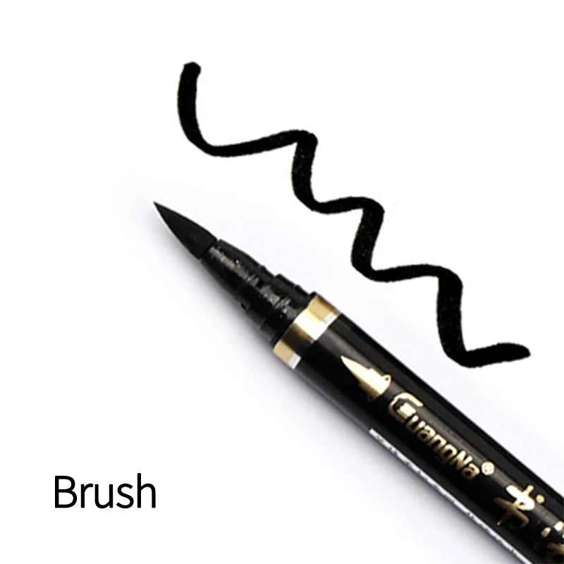 Guangna Calligraphy Pen Beautiful Pen Soft Head Addable Ink Brush/Medium/Fine/Extra-fine Practice Pen Wedding Signature Pen - Sun Studio