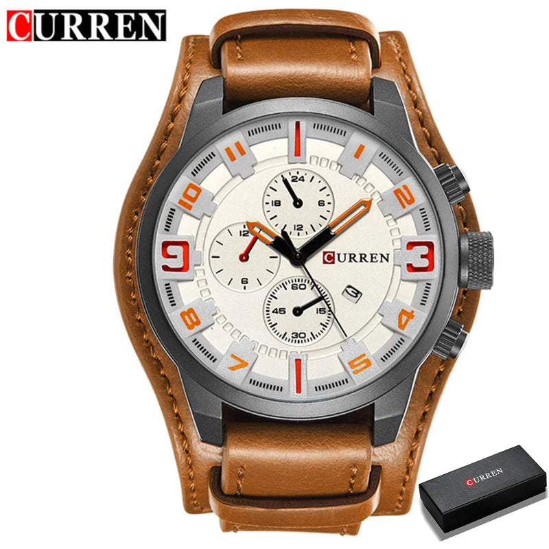 CURREN Men's Watches Top Brand Luxury Fashion&Casual Business Quartz Watch Date Waterproof Wristwatch Hodinky Relogio Masculino - Sun Studio