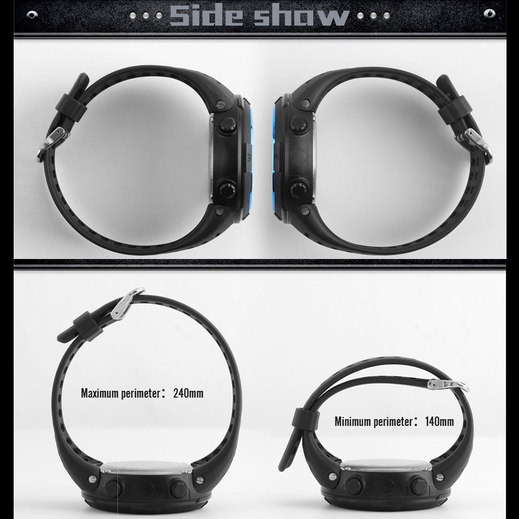 Men's Sports Watches Luxury Digital Watch Stopwatch Luminous Date Week Multifunction Fitness Electronic Wristwatch Reloj Hombre