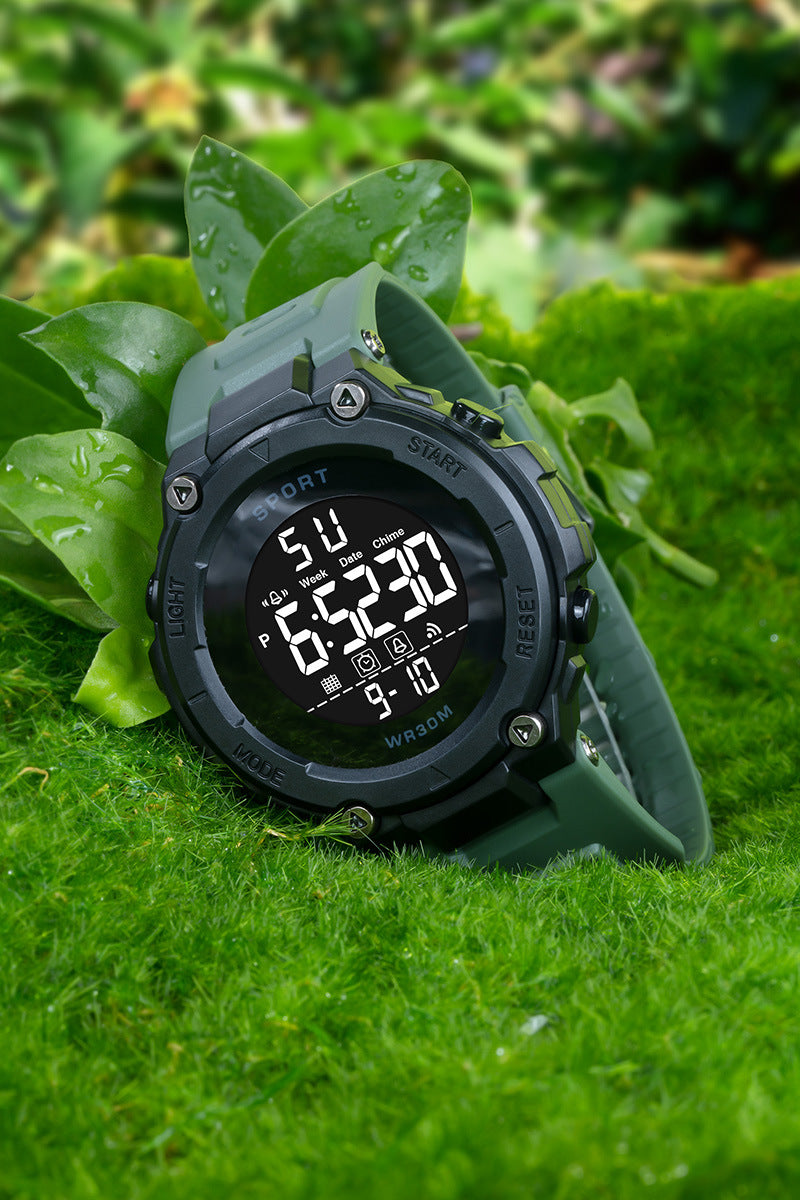 Men's Sports Watches Luxury Digital Watch Stopwatch Luminous Date Week Multifunction Fitness Electronic Wristwatch Reloj Hombre - Sun Studio