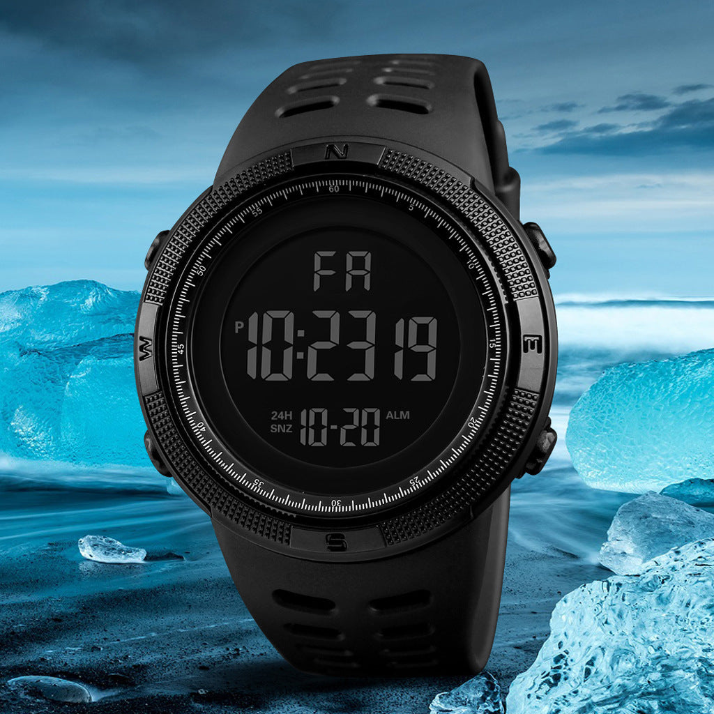 Men's Sports Watches Luxury Digital Watch Stopwatch Luminous Date Week Multifunction Fitness Electronic Wristwatch Reloj Hombre