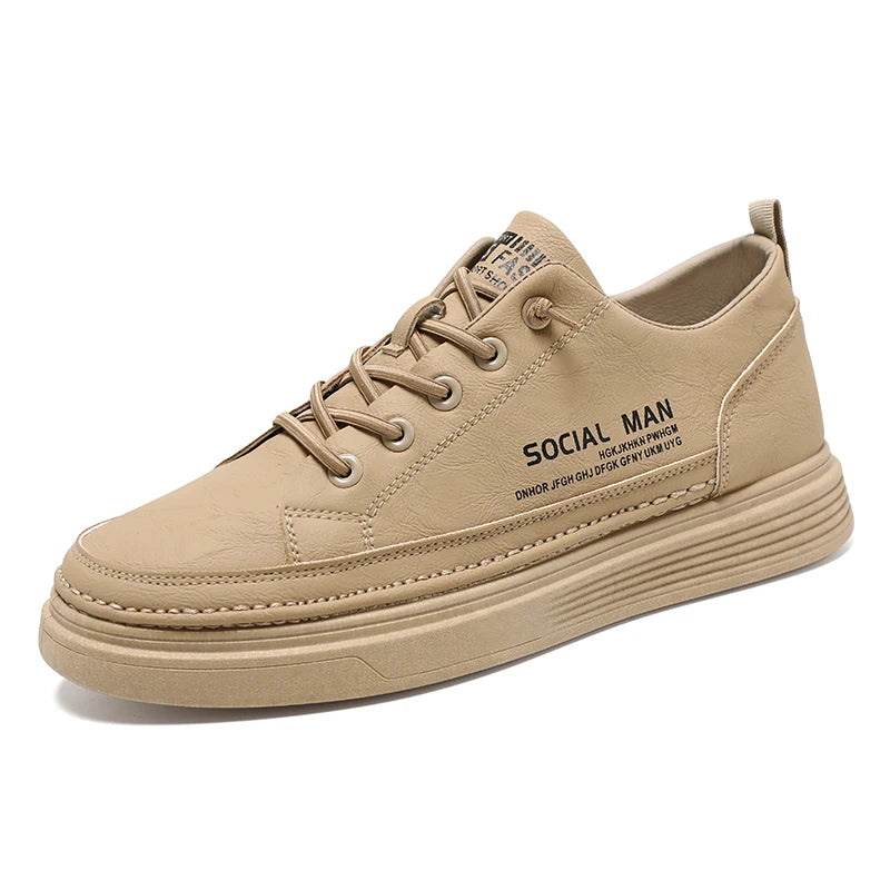 Sports Shoes Men's High-top Casual Shoes Platform Footboard Shoes Spring and Autumn Comfortable Fabrics Luxury Designer Shoes - Sun Studio
