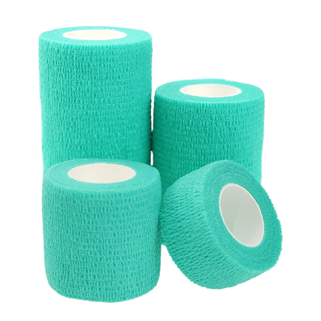 24 Pieces Elastic Bandage Tapes Athletic Tape Elastoplast Sports Recovery Strapping Gym Waterproof Muscle Relief Finger Ankle - Sun Studio